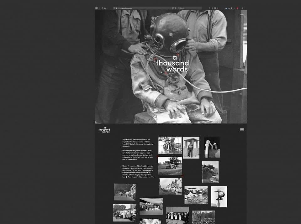 A Thousand Words Website